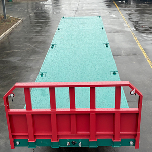 Semi-remorque à plateau en acier Super Rhinox Heavy Duty de 40/45/48 pieds, 3 essieux, pour conteneurs, à vendre - Product Image 4
