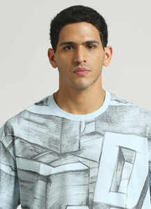 Camiseta de algodón sólido personalizada de alta calidad para hombre, ropa informal impresa con logotipo frontal, camisetas impresas al por mayor, técnica de sublimación - Product Image 4