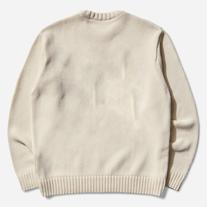 Sweats décontractés pour hommes Mode ample Épaule tombante Manches Underlay Tops Haute Qualité Coréen Lourd Solide O Cou Pulls - Product Image 2