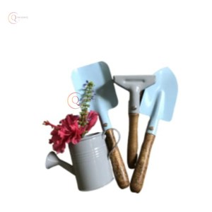 บัวรดน้ำโลหะแบบโบราณสามารถเคลือบสีฝุ่นสีเทาได้อย่างน่าชื่นชมสำหรับไลฟ์สไตล์ในบ้านและสวน - Product Image 1