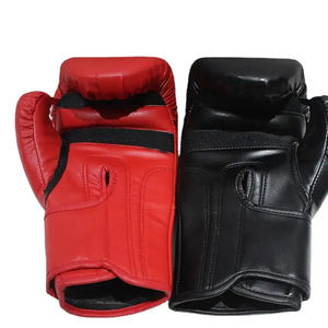 Gants de boxe durables avec logo personnalisé Gants d'entraînement sportif de gymnastique de qualité XL Adultes Protection des mains 6oz 10oz 14oz Fabriqué en cuir PU - Product Image 3