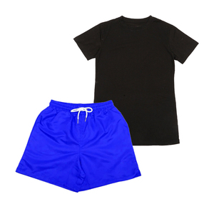 Conjunto Casual de Dos Piezas, Camiseta Bordada Transpirable 100% Algodón, Pantalones Cortos Deportivos, Cómodos para Invierno, Estilo Urbano Deportivo - Product Image 5