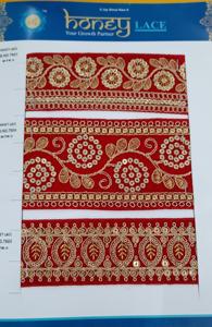 Fashion Gold Sequin <b>Lace</b> Trim for Apparel and Costumes Premium Gold Sequin Embroidery Trim for Clothing Accessories - Product Image 4