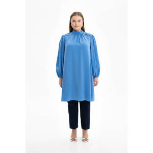 เสื้อคลุมยาวคอจีนผ้าซาตินสำหรับผู้หญิง, เสื้อทรงหลวมลำลอง - Product Image 1