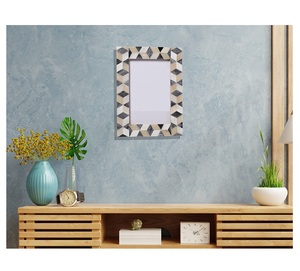Incrustation d'os naturel meilleur produit pièce Cadre photo décoratif d'incrustation d'os fait à la main par artisanat à vendre à qualité supérieure - Product Image 6
