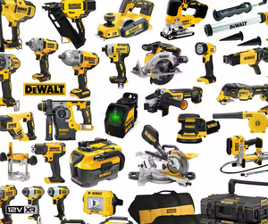 Kit de Herramientas Eléctricas D WALT DEWKIT30X Listo para Enviar, 8 Baterías de Litio de 12v y 18v, 30 Piezas, Taladros, Sierra de Corte, Atornillador de Impacto - Product Image 1