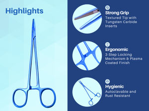 Instrument médical Instrument médical Porte-aiguille chirurgical en acier inoxydable Instruments chirurgicaux en carbure de tungstène Hegar - Product Image 3