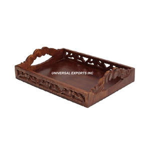 Tableware Wooden Serving Tray Rectangle Shape Handmade <b>Chocolate</b> Platter Top Selling Wood <b>Chocolate</b> Serving Tray - Product Image 4