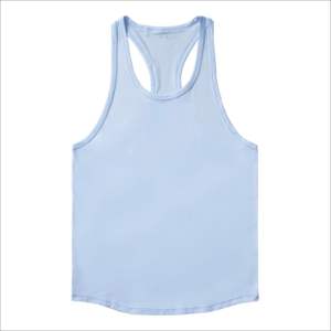 Camiseta sin mangas transpirable y cómoda para hombre, camiseta sin mangas de alta calidad OEM de secado rápido y precio al por mayor - Product Image 4