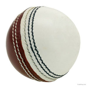 Custom Logo Red and White Leather Cricket hard ball handmade high quality cricket hard ball A Grade Quality - Product Image 2