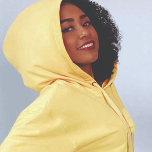 2023 vendeur de vêtements en gros personnalisé Double couche logo vierge de haute qualité unisexe plaine Satin doublé à capuche avec capuche en soie - Product Image 5