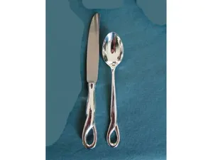 Aço inoxidável Metal Talheres Conjunto Finest Quality Table Top Cozinha Louça Colher Garfo Faca Conjuntos