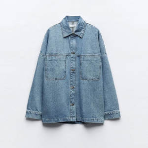 Vêtement de rue de haute qualité en gros OEM/ODM, veste en jean personnalisée, veste en jean à manches longues boutonnée pour homme, utilitaire et de qualité - Product Image 4