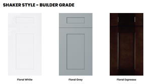 ชุดตู้ครัวไม้เนื้อแข็งสไตล์เขย่าสีเทาพร้อมประกอบดีไซน์โดยตรงจากโรงงานในเวียดนาม - Product Image 2