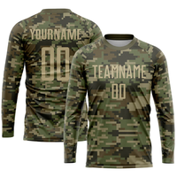 Venta al por mayor diseño personalizado 100% poliéster sublimado hombres manga completa ropa de fútbol camisetas de fútbol