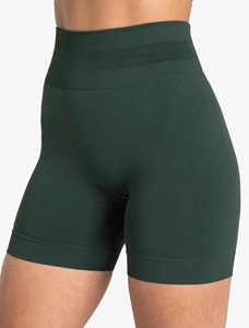 Vente en gros personnalisée : Legging athlétique sans couture à couture en V, taille haute, effet push-up fessier, en coton élasthanne, pour entraînements par temps chaud - Product Image 4
