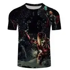 เสื้อยืดผ้าฝ้ายสำหรับผู้ชายขนาดใหญ่พิเศษพิมพ์ลายแบบกำหนดเองได้ - Product Image 3