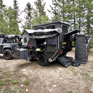 Caravane compacte tout-terrain hybride Conqueror UEV 440 Style 4x4 pour expéditions et voyages hors réseau à vendre - Product Image 4