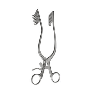 Retractor reutilizable y esterilizable Miskimon Cerebellum Retractor 7 1/2 "7*7 Uso afilado Reutilizable Acero inoxidable quirúrgico alemán, - Product Image 1