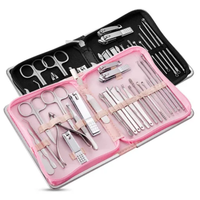 Kit de manucure et pédicure pour bébé en acier inoxydable de luxe, très bien coté, 5 en 1, coupe-ongles professionnel, ensemble de soins des ongles écologique