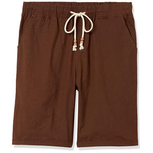 Pantalones cortos para correr personalizables para hombre, pantalones cortos informales antiarrugas con forro de doble capa y bolsillos, logotipo personalizado al por mayor - Product Image 2