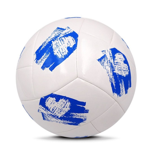 Balón de Fútbol de Entrenamiento Sintético Cosido a Máquina con Gráficos Azules Únicos para el Desarrollo en Academias Juveniles o Nivel de Club - Product Image 4