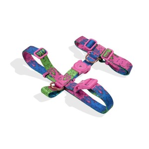 Melted H-<b>Harness</b> Reflective Striped Pet <b>Harness</b> <b>Medium</b> Small XL XS Polyester Personalized Stylish Buckles for <b>Dog</b> Cat Walking - Product Image 1