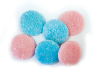 HACCP-gecertificeerde Yum'z Bites Koreaanse bolvormige gummy jelly trendy aardbei-frisdrank smaken |   Lange houdbaarheid 12 maanden 60g zak