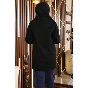 Chaqueta Blazer 100% Poliéster Cuello Redondo Largo para Uso Diario - Product Image 5