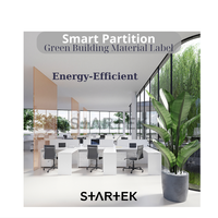 Film intelligent PDLC électrique STARTEK pour la confidentialité des fenêtres de bureau