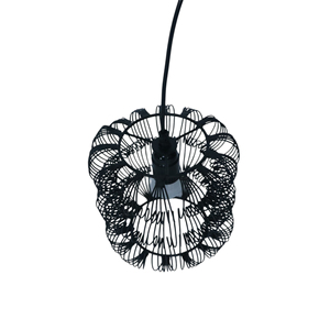 Lámpara de Techo Colgante LED Moderna de Lujo, Araña de Hierro, Altura Ajustable, Regulable, Acabado Negro, Fácil Instalación en el Techo - Product Image 4