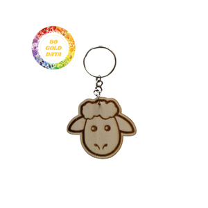 พวงกุญแจไม้ส่วนบุคคลของขวัญที่เป็นมิตรกับสิ่งแวดล้อมสำหรับบริษัทสั่งซื้อจำนวนมาก - Product Image 1