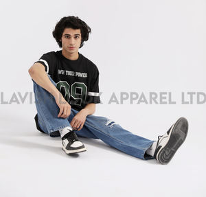 เสื้อยืดผู้ชายทรงปกติ คอกลม ผ้าฝ้าย 100% สวมใส่สบาย ไม่ยับ ระบายอากาศดี เหมาะสำหรับฤดูร้อน - Product Image 4