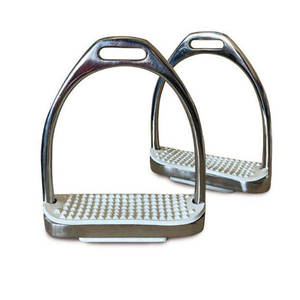 Estribos de caballo de acero inoxidable de alta calidad 2025, logotipo personalizado ligero para montar, precio al por mayor, estribos de seguridad antideslizantes - Product Image 3