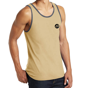 2025 nueva llegada camisetas sin mangas para hombres cómodas de punto Fitness gimnasio Top Color sólido estilo Casual de moda de Pakistán - Product Image 5