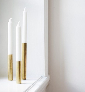 Unique Victorian brass candle holder with luxurious antique design and exquisite handcrafted details for weddings - Product Image 6