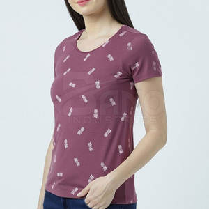 Mejores ventas bajo precio mujeres camisetas personalizadas al por mayor mujeres camisetas de tacto suave mujeres camisetas - Product Image 1