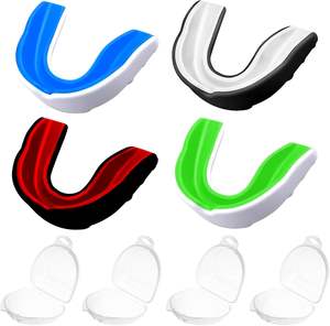 Protège-dents personnalisé avec logo, boxe, MMA, football, Muay Thai, UFC, arts martiaux, entraînement sportif, protection dentaire unisexe, protège-gencives en silicone - Product Image 2