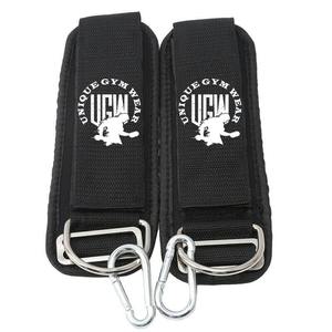 Unisex สายรัดข้อเท้า D-ring ระบายอากาศสีชมพูนีโอพรีนผ้าฝ้ายไนลอนกีฬาป้องกันสายปรับแต่งโลโก้ - Product Image 3