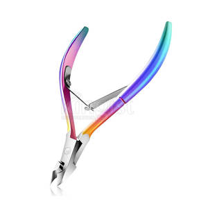 Pinces à cuticules en acier inoxydable OEM, vente en gros de pinces à cuticules, pinces à cuticules professionnelles - Product Image 1