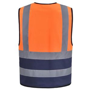 Cinta reflectante sin mangas a prueba de viento rápido para hombre personalizada con 4 bolsillos chaleco para viajes pesca senderismo tráfico - Product Image 3