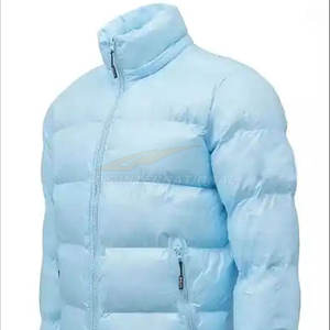 Premium Wholesale <b>Men's</b> Winter Wear High Quality Solid Color Hooded Stand Collar Puffer <b>Jackets</b> Warm Cotton <b>Down</b> <b>Fill</b> - Product Image 4