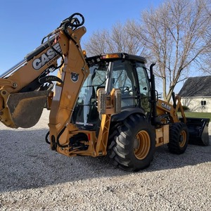 <b>Backhoe</b> <b>Loader</b> Front Bucket Case 580 Rear Digging Arm Yellow Construction Equipment 590N - Product Image 6