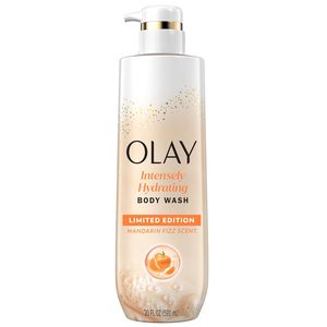 Gel de Ducha Olay Intensamente Hidratante con Ácido Hialurónico, Vitamina B3 y Aroma a Mandarina Summer Fizz, 20 fl oz - Product Image 1