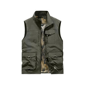 Btmpmcs Homme Gilet De Pêche Avec Multi-Poches Loisir Léger Respirant à Séchage Rapide Gilet De Plein Air Veste Sans Manches Multifonctionnel Gilet Veste De Sport De Voyage Camping Chasse
