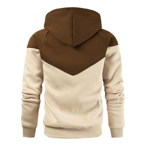 Pull à capuche décontracté pour homme, en maille surdimensionnée, doublé de polaire anti-rides, technique de lavage, taille plus - Product Image 2