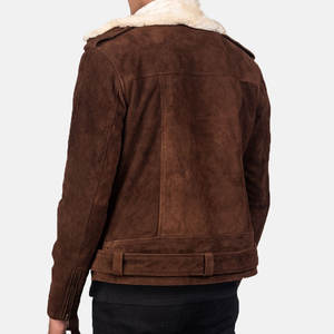 Vente directe d'usine de quantité minimale de commande basse sur mesure Veste en cuir pour homme Vêtements de qualité supérieure Zip Up Veste en cuir pour homme - Product Image 5