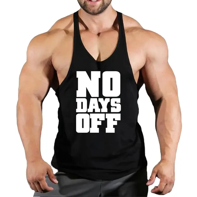 Wholesale Top quality sleeveless men's t-shirts slim fitted gym workout bodybuilding singlet tank tops sexy hip hop under shirts