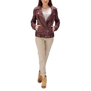 Veste de moto en cuir de vachette brodée pour femme, réversible, imperméable, respirante, légère, nouvelle arrivée, vente chaude automne-hiver - Product Image 6