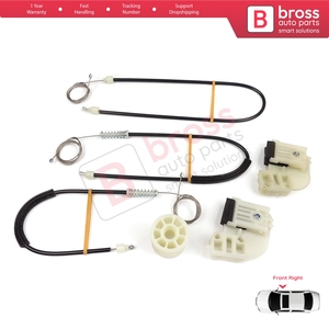 Kit de réparation de lève-vitre électrique BWR5515, porte avant droite pour Transporter T5 T6 Caravelle Multivan 2003-2024 7H0837754 - Product Image 2